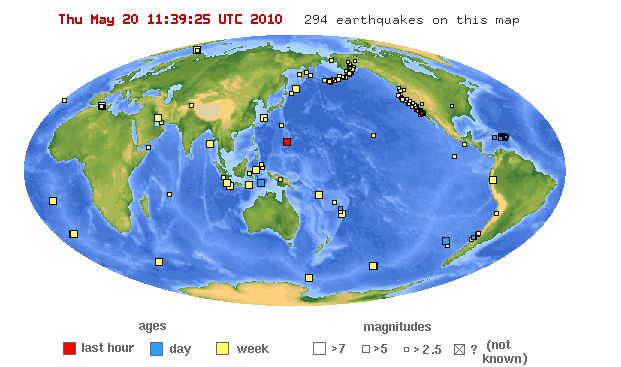 terremotos (earthquakes)