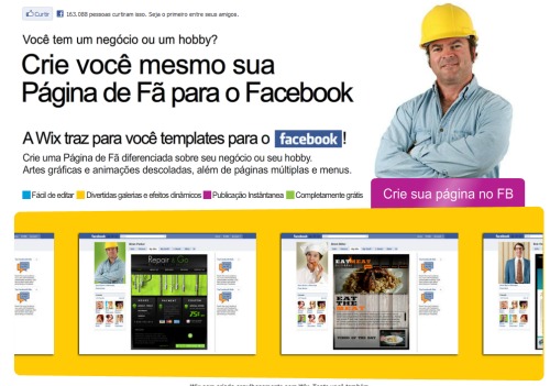 fan page no Facebook