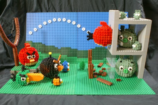 Angry Birds Display Lego