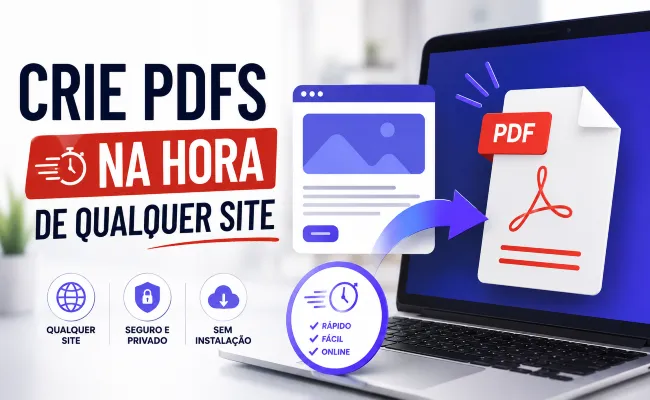crie pdfs instantâneos de qualquer site