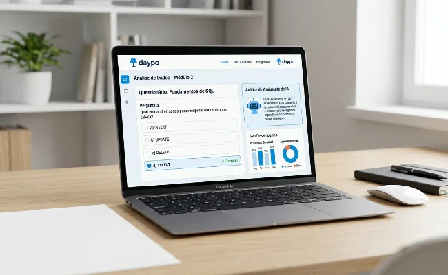 crie testes online com daypo